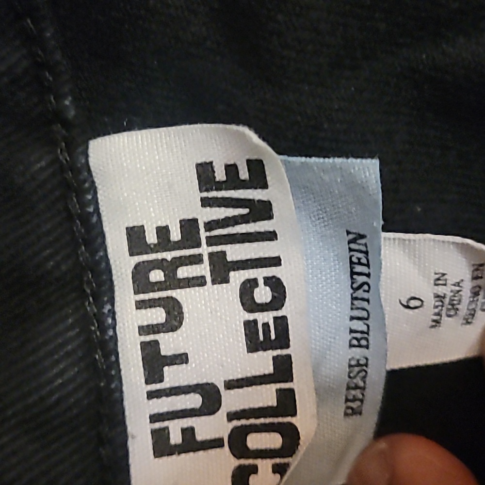 Future Collective Black Trousers Sz 6